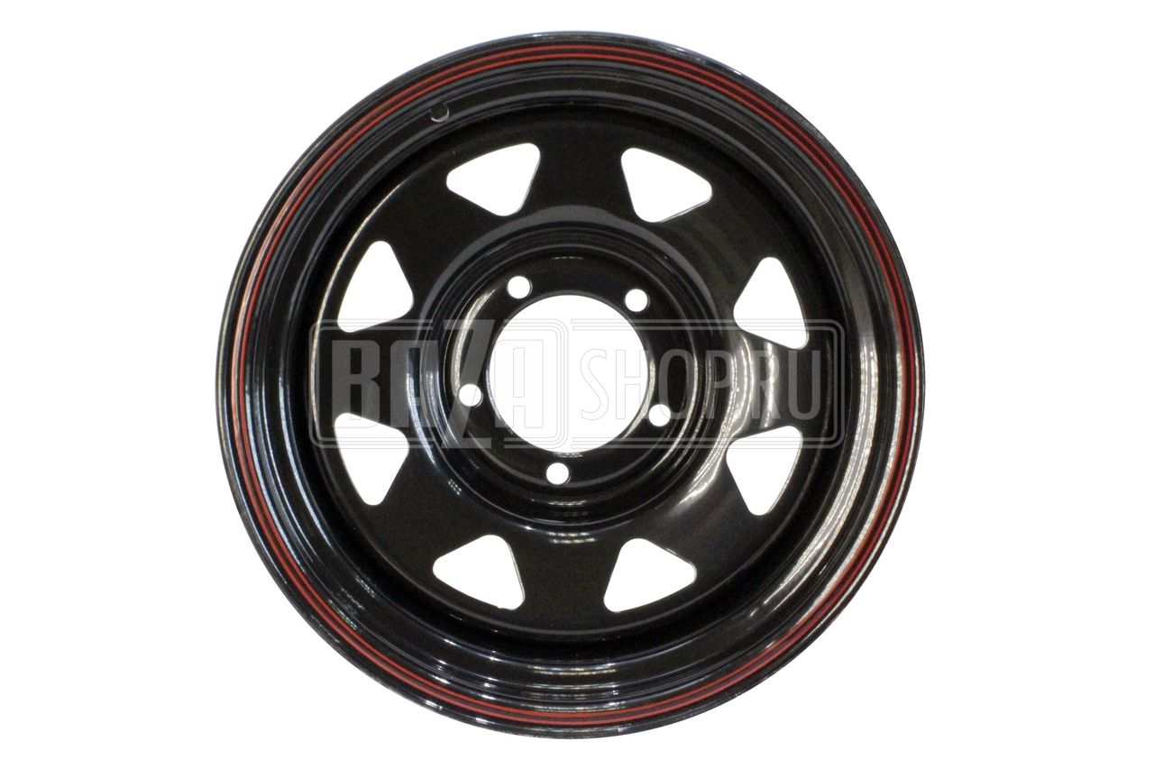Колесный диск redBTR УАЗ 8x16/5x139.7 D110 ET-25 черный / 711711 (до 1700 кг) (ШТАМП.)